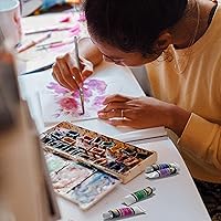 Vista 4 de MyArtscape 15 brochas sintéticas para pintura de mango corto