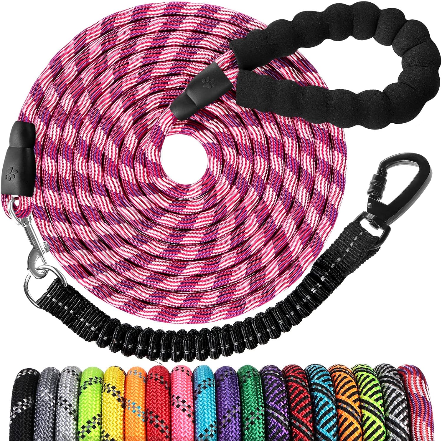 Long Dog Leash 10 FT Heavy Duty Rope Leashes for Dogs