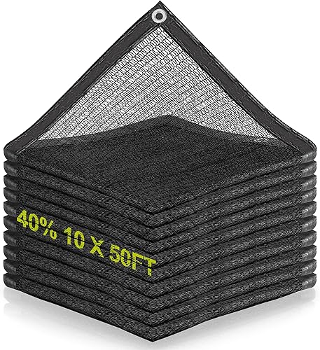 Miniatura 10 de Hengu Toldo rectangular de malla de punto negro resistente con bloqueo UV, pantalla de privacidad al aire libre para patio, patio trasero, casa