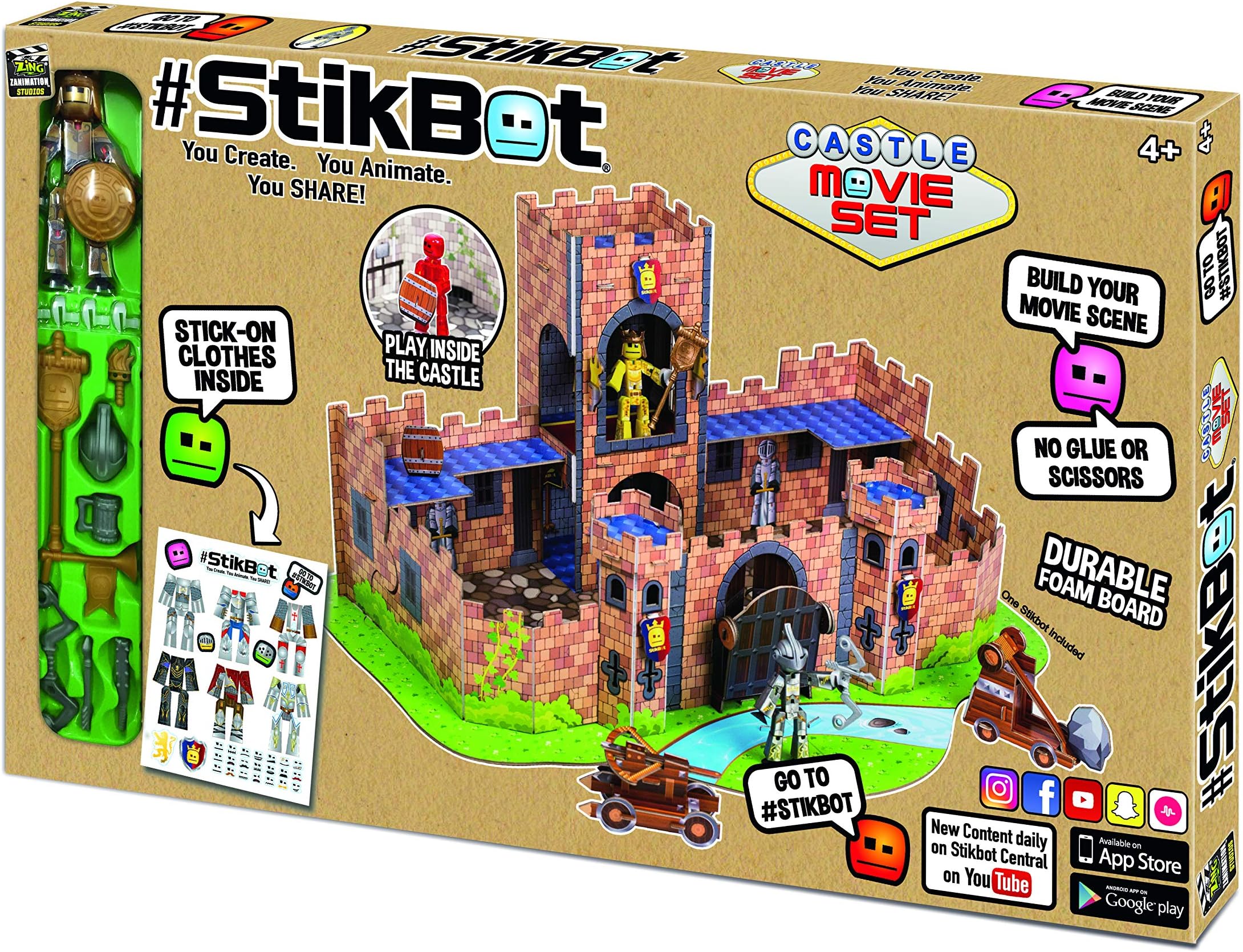 Zing StikBot Movie Set, Castle