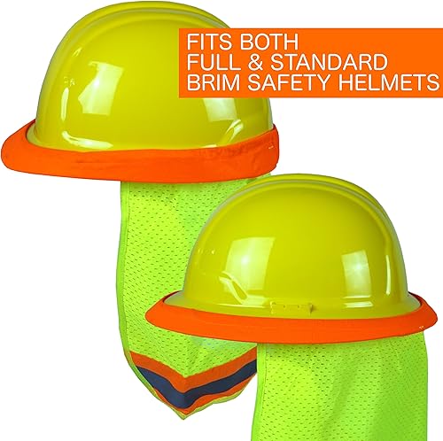 Miniatura 5 de Best Ever PRO-MADE X1 - Parasol para casco duro. Escudo de cuello premium con cierres de ajuste seguro y toalla de sudor integrada. Se adapta a