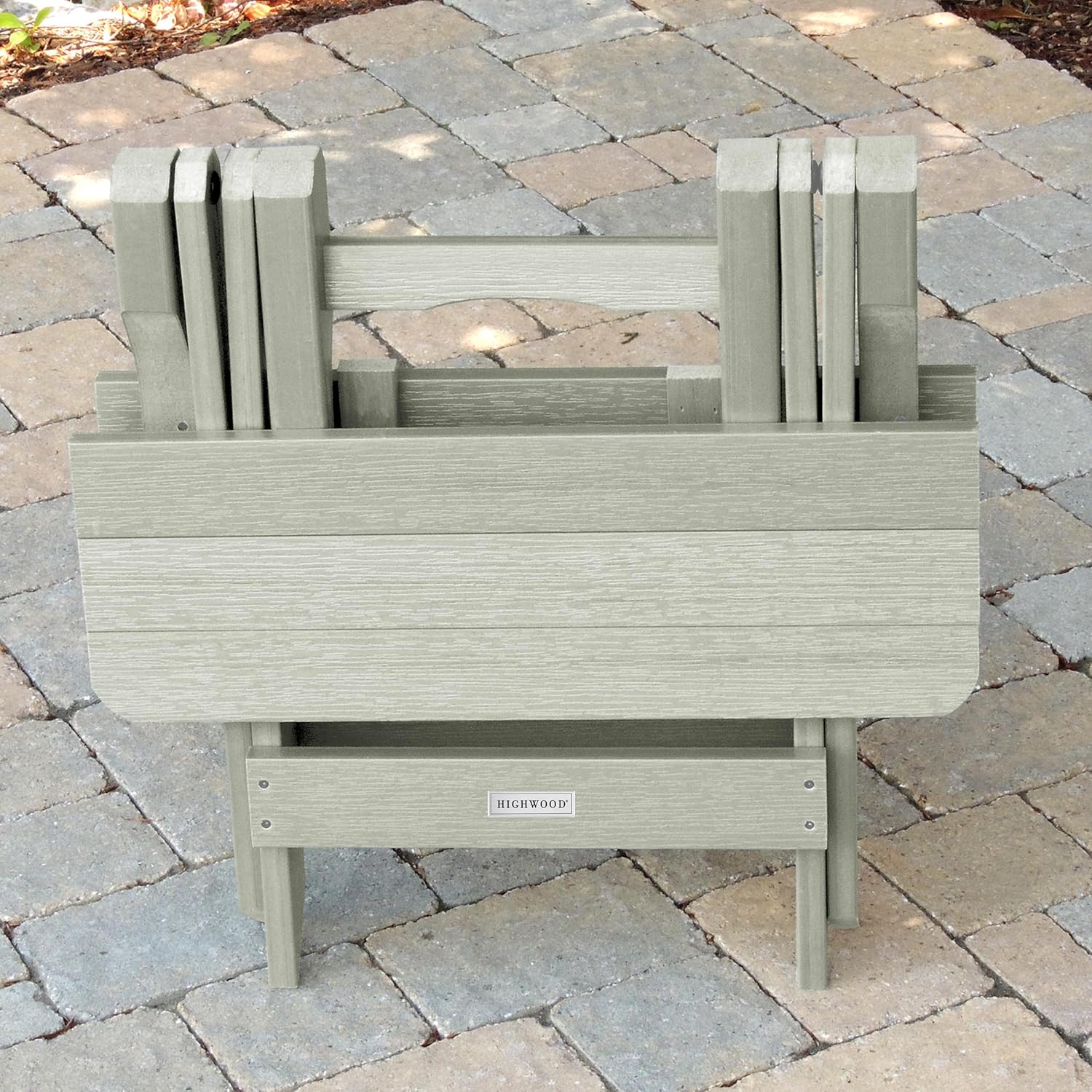 Highwood AD-TBS1-EUC Folding Adirondack Side Table, Eucalyptus