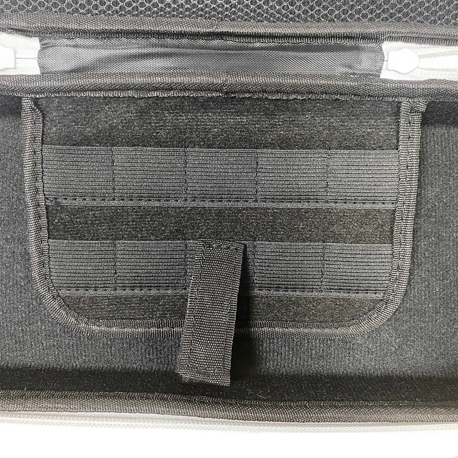 Hzycwgone Custodia per MSI Claw,Viaggio Borsa di Trasporto per MSI Claw A1M Gioco Portatile,Custodia Rigida con Slot per Schede di Gioco & Tasca a Rete per MSI Claw Accessori(Bianco)