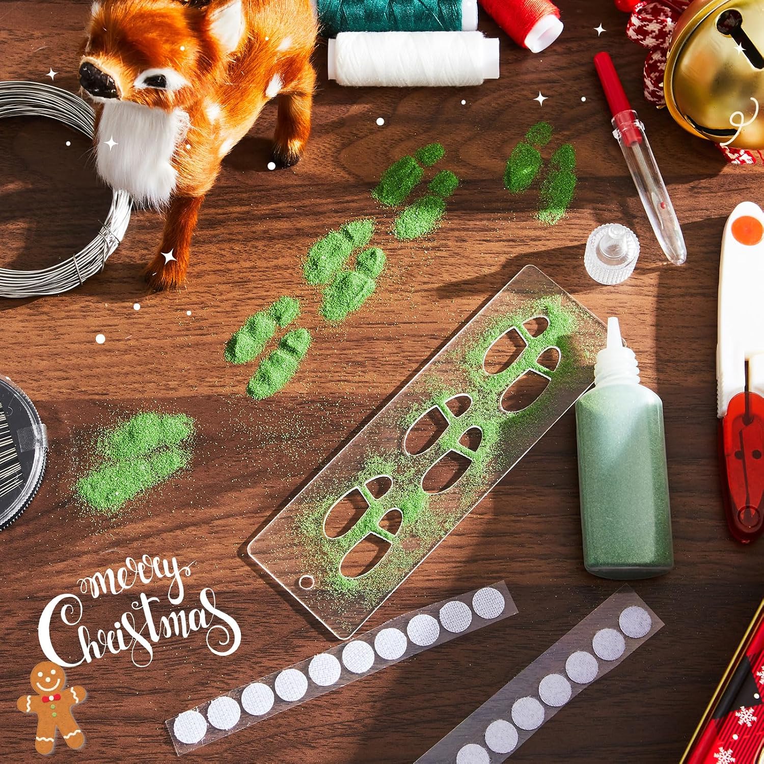 Suncalla Christmas Elf Upgrade Complete DIY Kit, Make Your Elf Flexible and Bendable, Christmas Craft Playsets Accessories Kit, Easy to Place and Make Posing