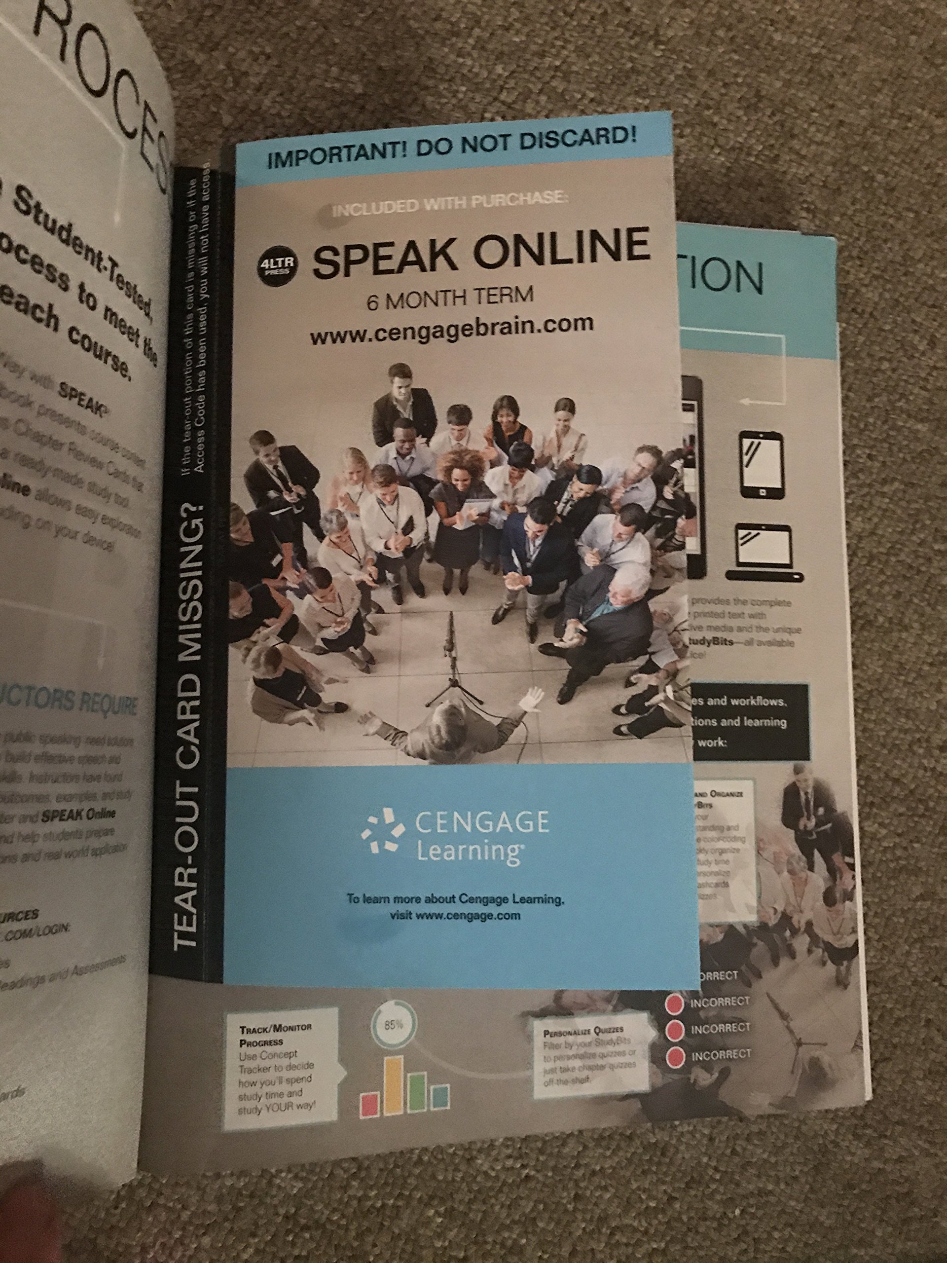 SPEAK (with Online, 1 term (6 months) Printed Access Card) (New, Engaging Titles from 4LTR Press) - Image 3