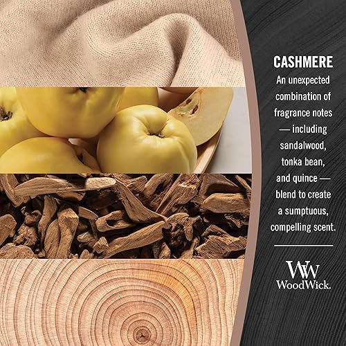 Vista 9 de WoodWick Hinoki Dahlia - Vela mediana en frasco, con forma de reloj de arena, cera de mezcla de soja prémium, mecha de madera Pluswick Innovation