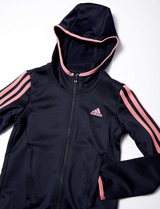 品質満点 Dj2728 Adidas キッズアウター 大人もok Adidas フード付きジャケット ３ストライプ ロゴ 子供服 ファッション用品 85cm