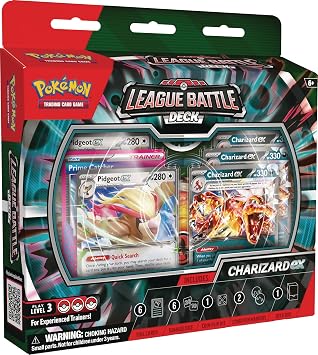 Pok mon TCG Charizard ex League Battle Deck 1 Ready-to-Play 60-Card Deck Including Charizard ex and Pidgeot ex