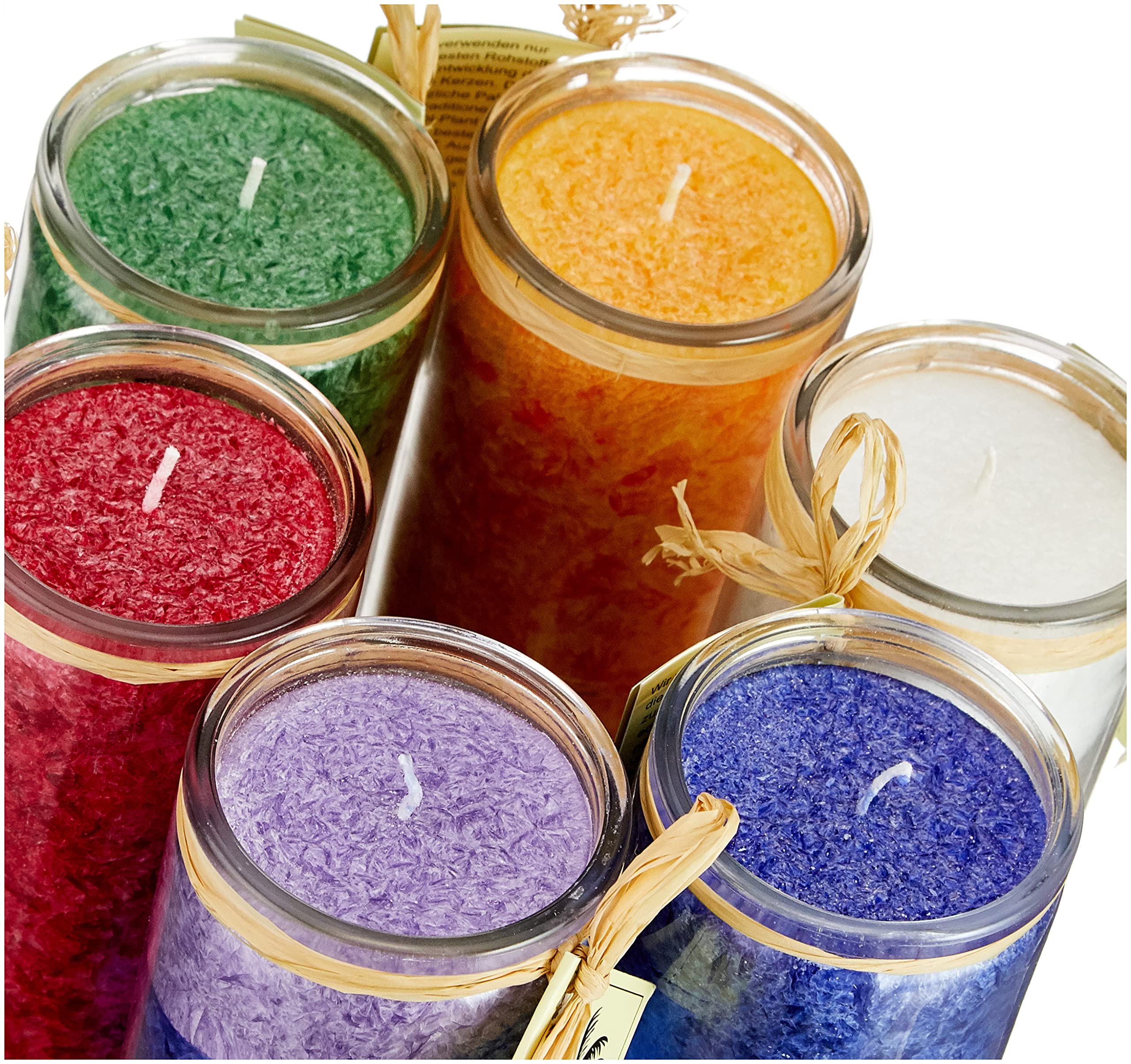 Chakra Kerzen zufällige Farbe (1 Stück)