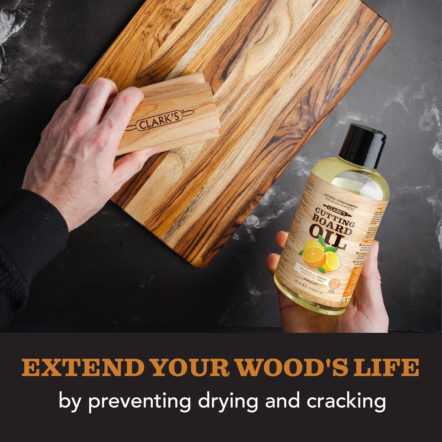 Best Cutting Board Oil - CLARK'S Food Grade Mineral Oil 12oz Review