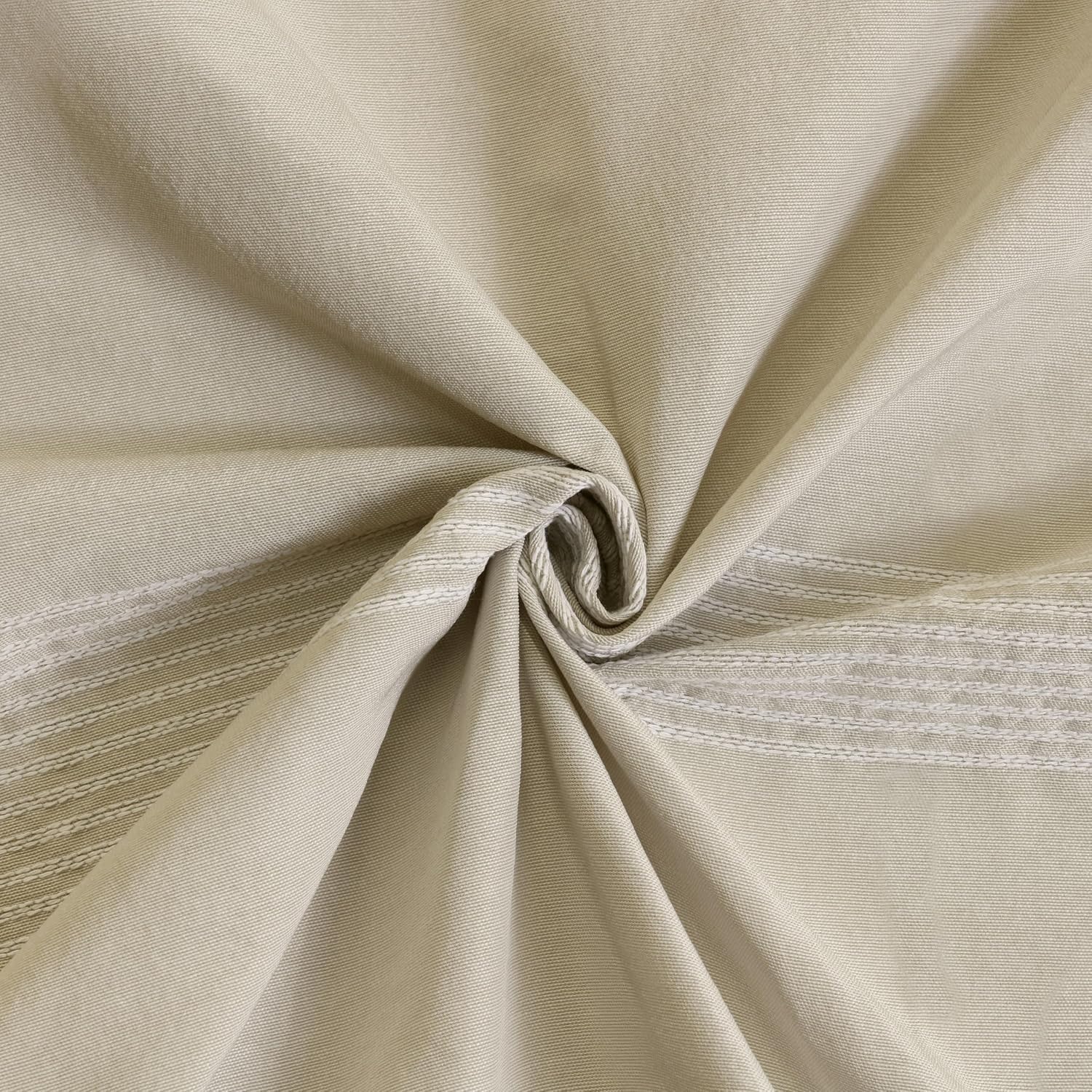 Penny Light Filtering Grommet Indoor Curtain 52 x 84 in Taupe