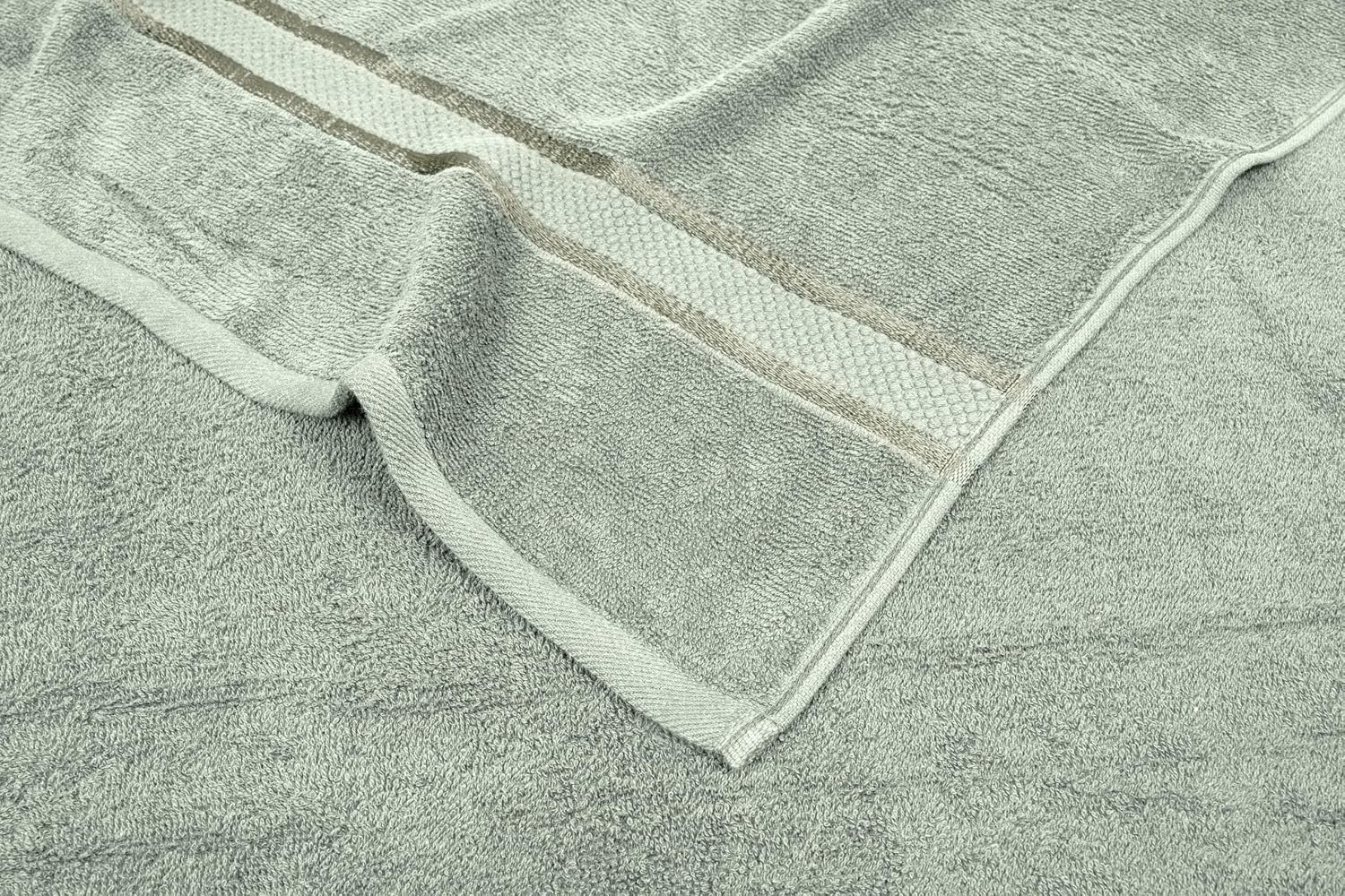 Premium Soft Green 2-Piece Bath Sheet Set - 100% Cotton, Extra Large 35" x 70" Towels - Soft, Absorbent, Spa-Like Experience for Body, Face, Hands