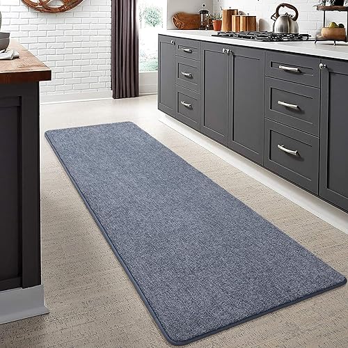 Miniatura 29 de Keeko Alfombras de área de 4 x 6 pies para sala de estar, alfombra suave y moderna de espuma viscoelástica para dormitorio, alfombra de interior