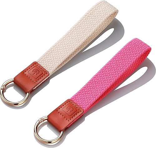 Miniatura 1 de Llavero de pulsera, correa elástica para llavero, soporte para billetera con tarjeta de identificación