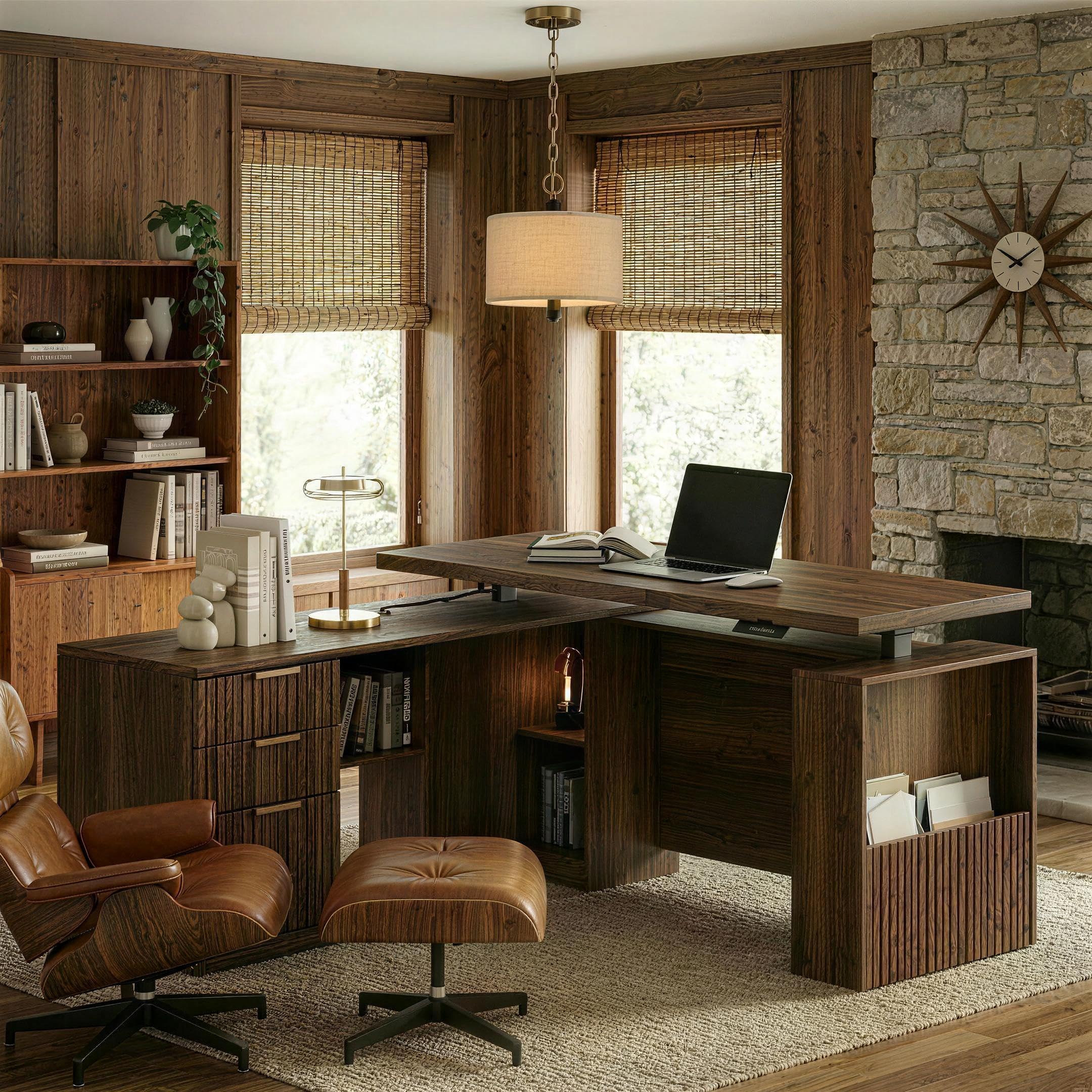 Amazon.com: 63 Inches L Shaped Standing Desk, Executive Standing