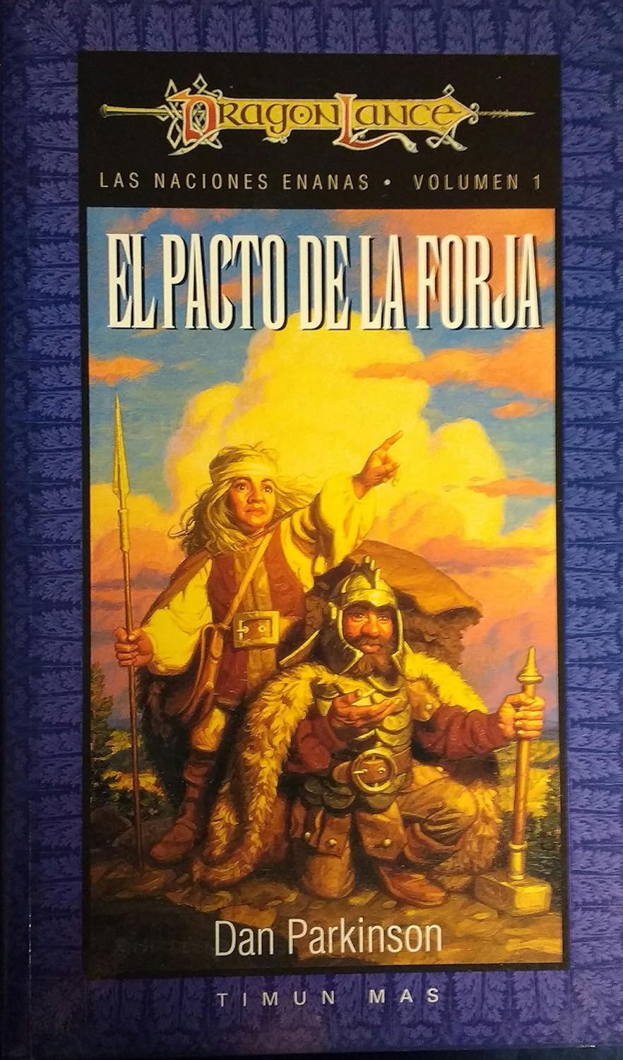 Portada de la novela de fantasía de la Dragonlance El pacto de la forja