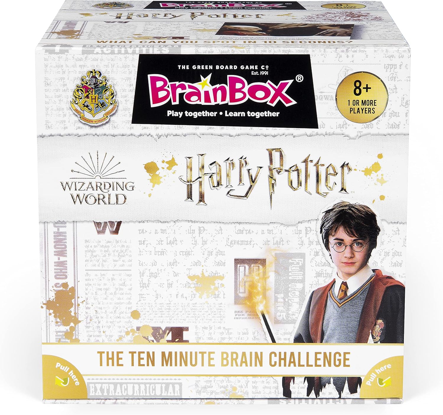 Asmodee BrainBox Harry Potter | Fun & Educational Card Game | Ages 8+ | 1+ Players | 10 Minutes Play Time