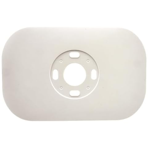MODERN WAVE - Google Nest Thermostat Wall Plate Imperfections Cover 1-Pack (Rectangular, White) Cover