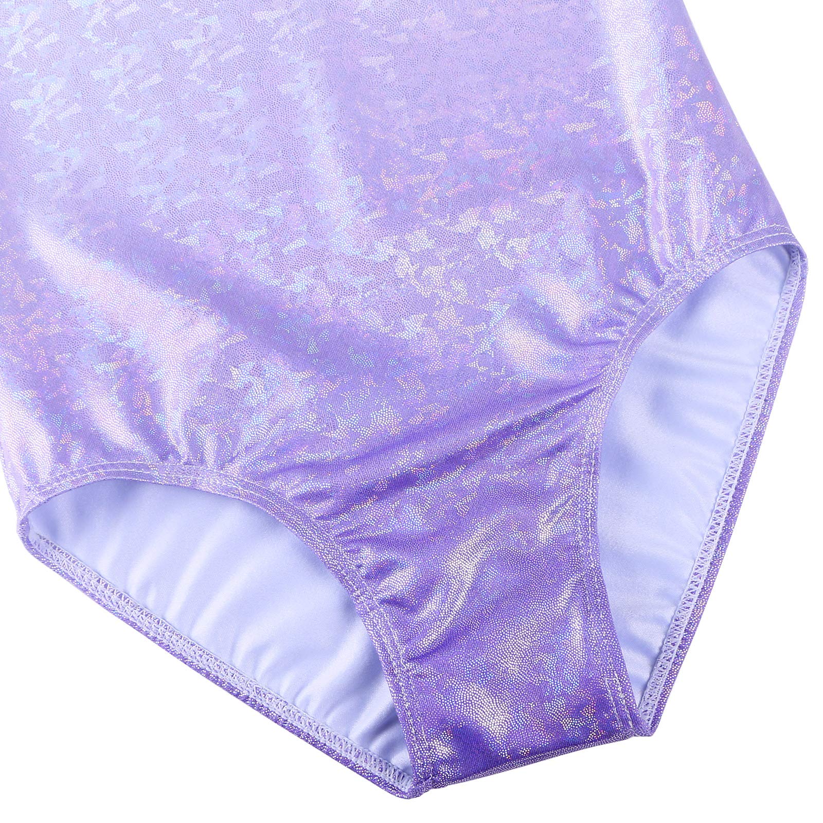 Niña Maillots de Gimnasia Mangas Largas con Lentejuelas en Tul — view 14
