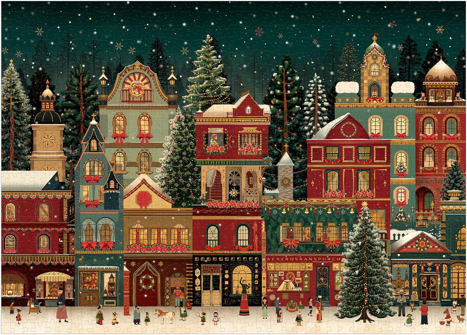 Puzzles for Adults 1000 Pieces Enchanted Winter Village