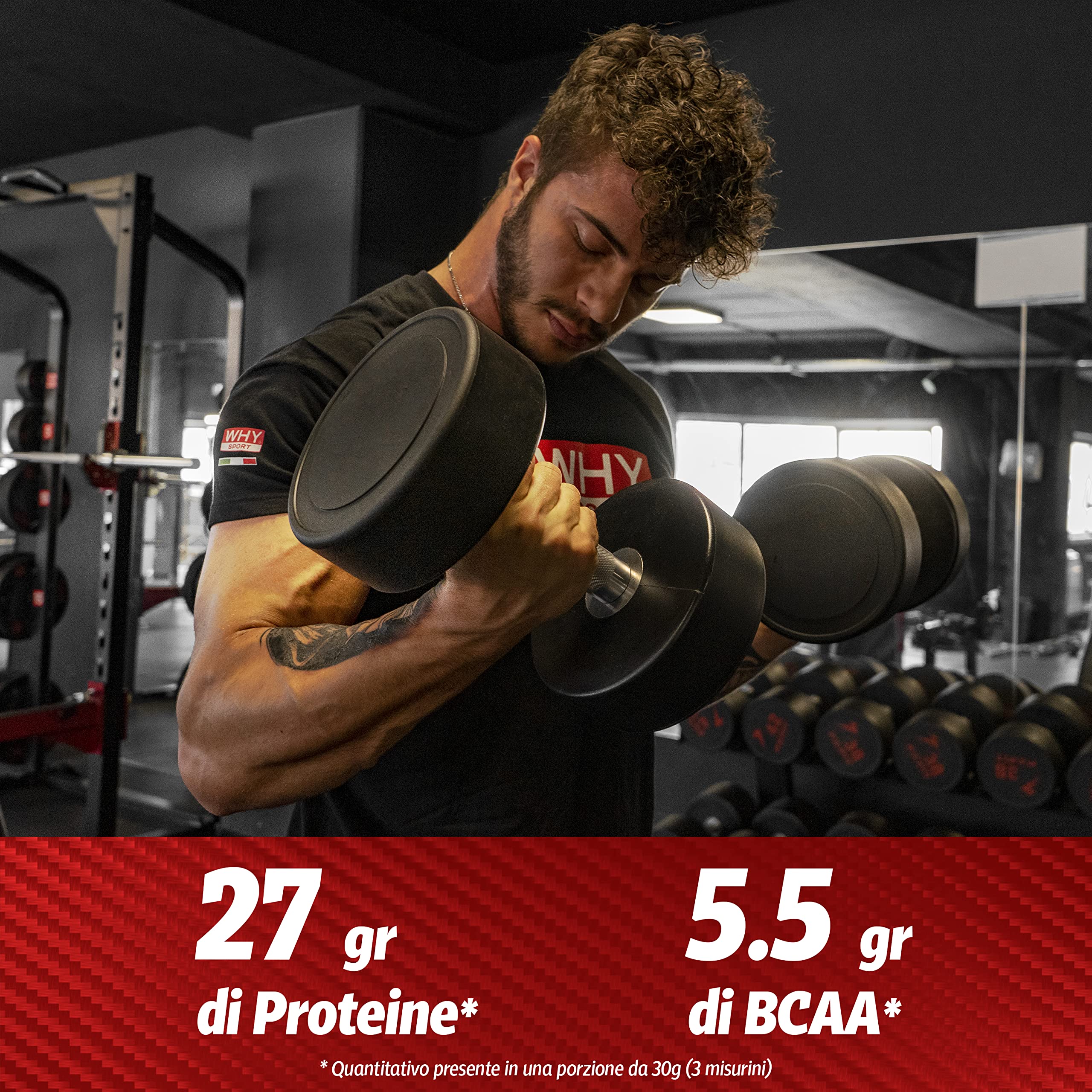 WHY SPORT PERFECT 100% WHEY - Whey Protein - Isoliertes Protein - Proteinpulver mit essentiellen Aminosäuren für Muskelmasse - Erdbeere Banane Geschmack - 900 gr