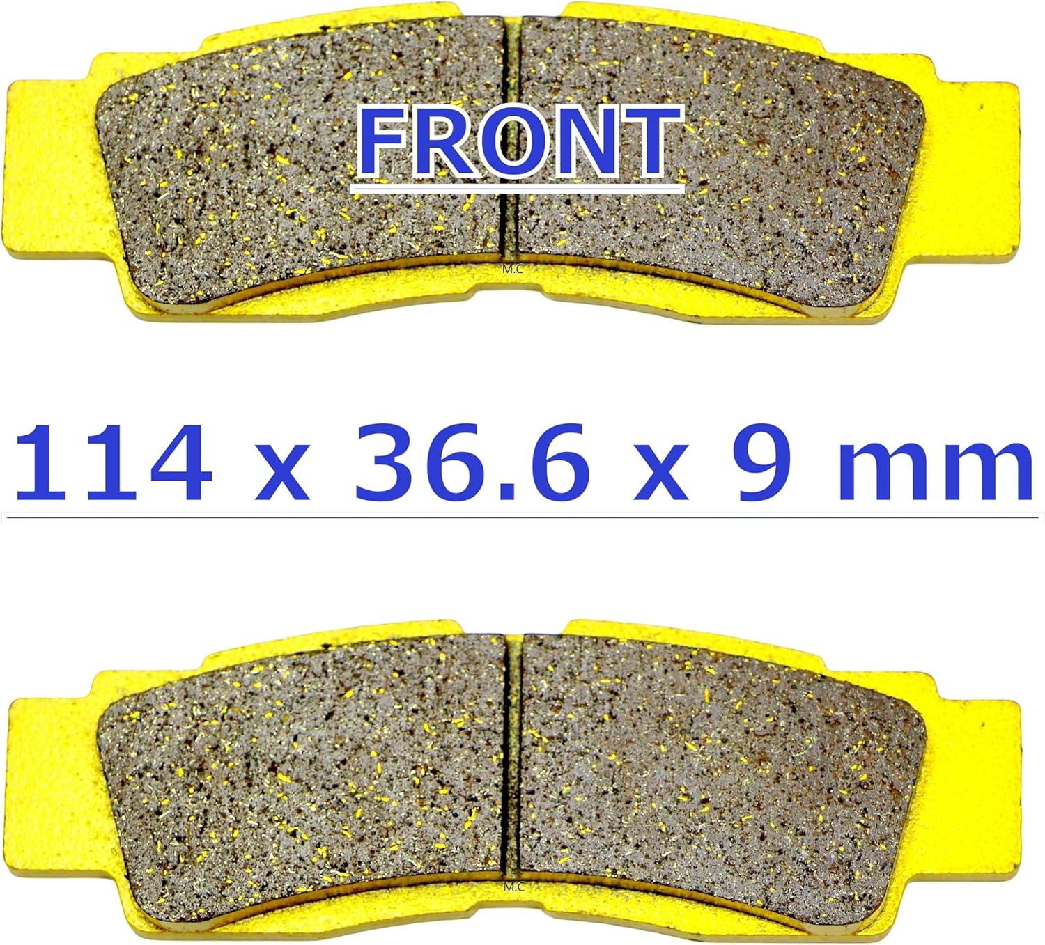 Front Rear Brake Pads for Yamaha YXZ1000R YXZ 1000R SE SS 2016 2017 2018 2019 2020 2021 2022 2023 2024 FA676 FA677 FA497 Parking Brakes MC0011