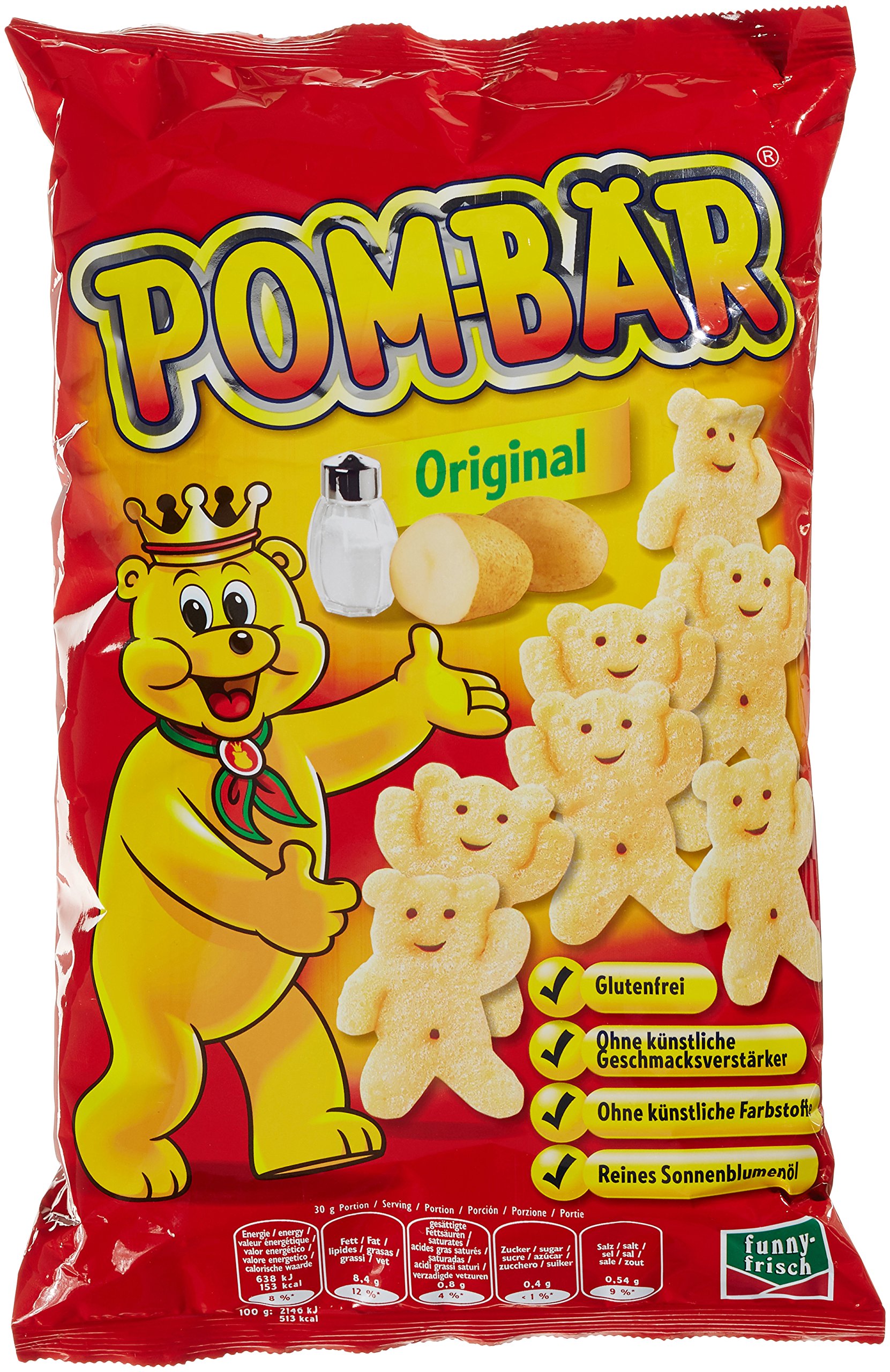 Funny-Frisch Pom-Bär Original 75 g, 24er Pack (24 x 75 g)