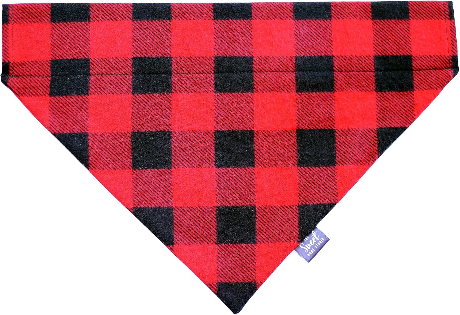 Fall Plaid Over The Collar Dog Bandana Perfect for Halloween, Thanksgiving, Christmas, no tie Slip on pet Bandana for Autumn and Winter (Ombre Plaid, X-Large)
