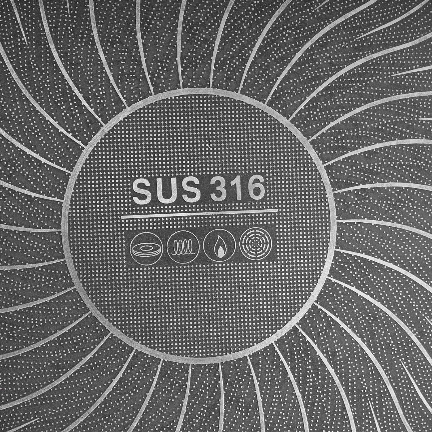 12 Inch Wok Pan with lid, Food-Grade Stainless Steel Woks & Stir-fry Pans Nonstick, Dishwasher and Oven Safe, Cooking Pan Compatible with Gas & Induction Cooker