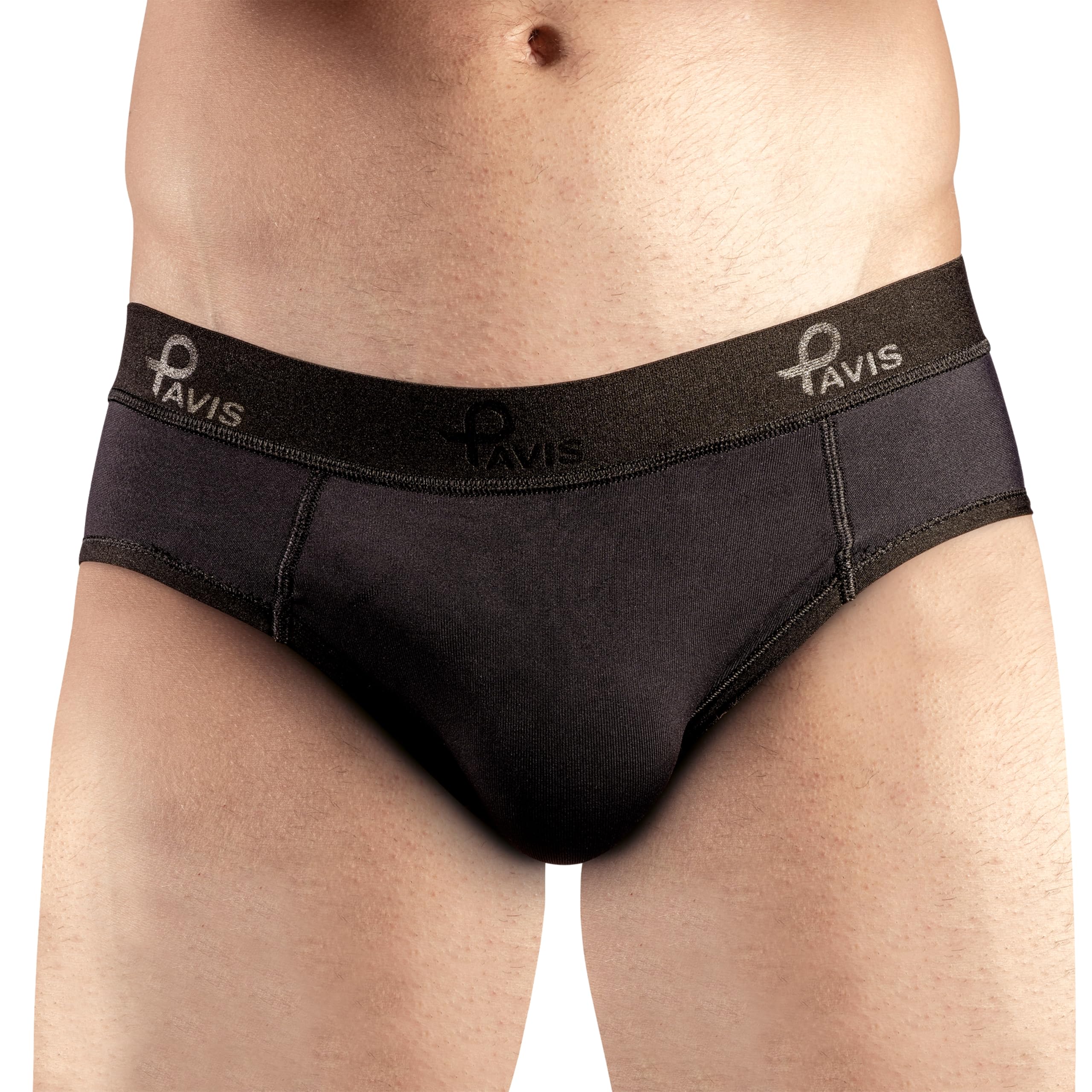 PAVIS - Slip Young Uomo - Slip Contenitivo Uomo - Intimo Tecnico a Vita Bassa per Ernia Inguinale - con Tasche per Cuscinetti OT6 – Microfibra Traspirante - Made in Italy