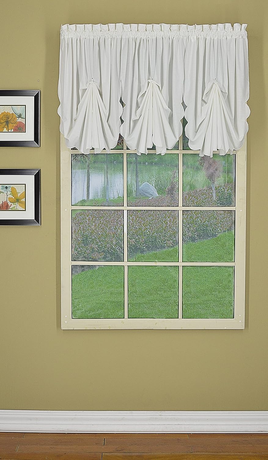 Today's Curtain Orleans Fan Insert Tambour Scallop Edge