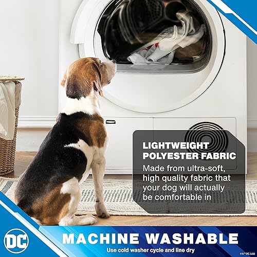 Miniatura 4 de DC Comics Disfraz de Batman para perro, talla S  Disfraz oficial de Batman para mascotas Halloween, negro