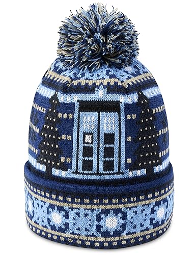 Doctor Who Cappello di Natale Tardis - Cappello Lavorato a