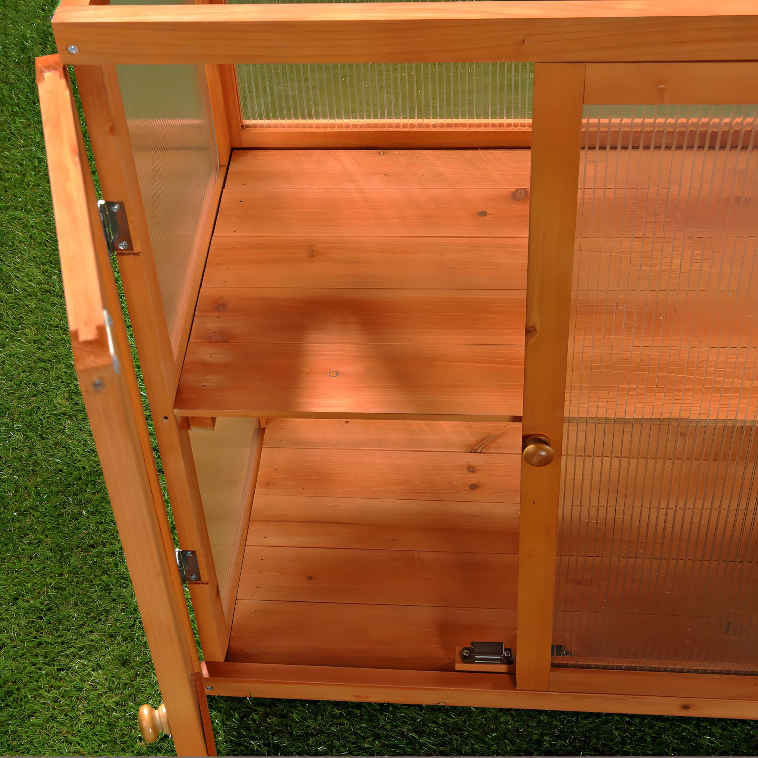 Serra Melko, 58 x 37 x 78,5 cm, Marrone, Chiusura Magnetica, in Legno