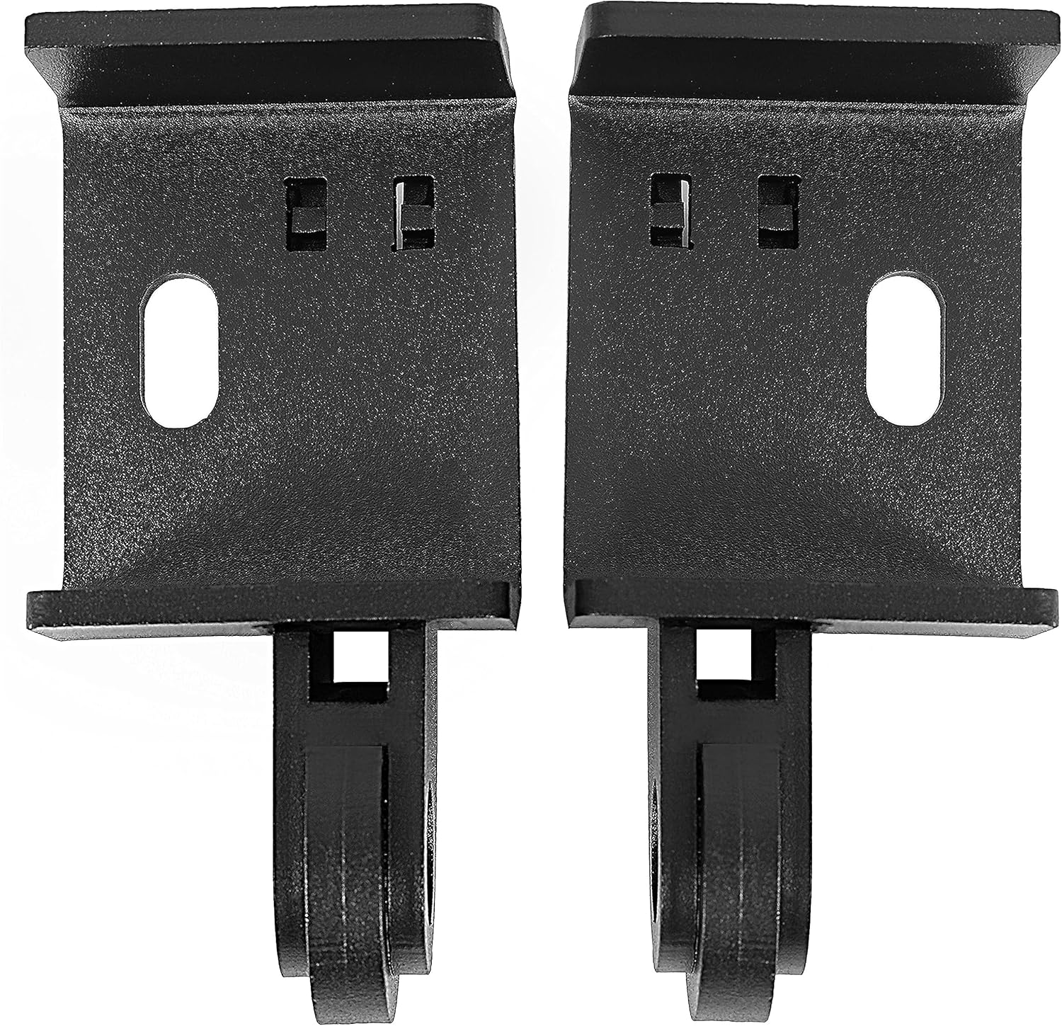 ECOTRIC Demon Front Tow Hook Bracket Compatible with 2009-2022 Toyota Tacoma Bumper D-Ring Shackle Bracket Replacement Kit - 2Pcs