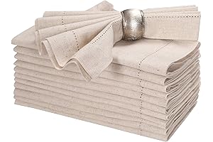 Linen Flax Cotton Fabric Napkins