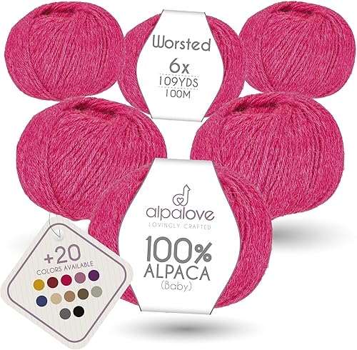 Vista 146 de Bulky Set (6 x 1.75 oz) Super Soft Baby Alpaca Hilo de tejer gris verde 328 yardas Gris Verde,Beige,Azul y verde,Cappuccino,Azul Oscuro,Gris