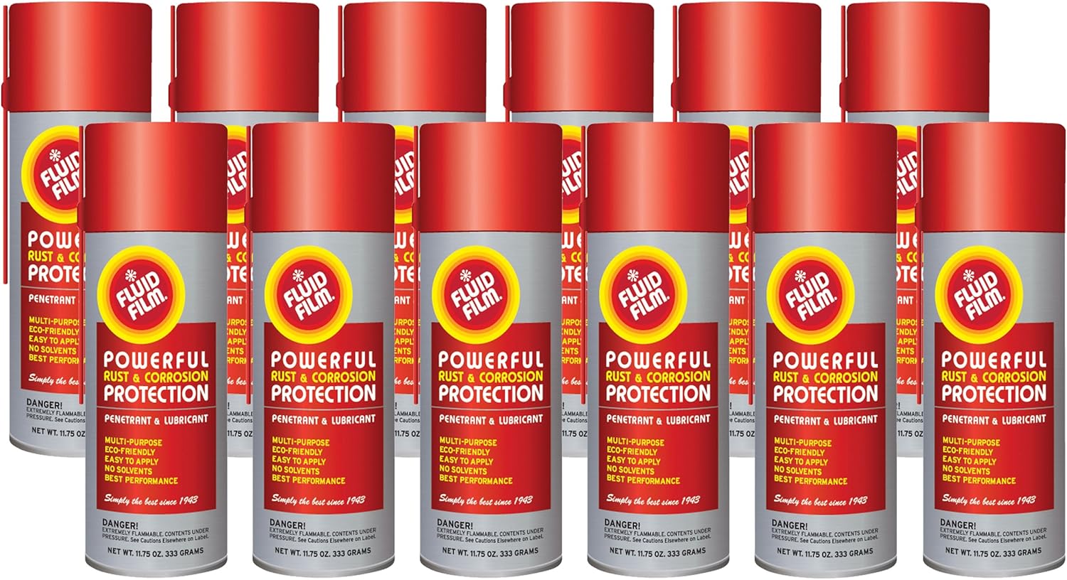Fluid Film 11.75 Oz. Spray Cans. CASE of 12