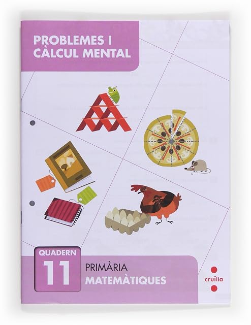 Portada de Resolució de Problemes i Càlcul Mental 11 4º Primaria Catala