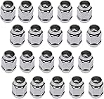 Dorman 711-265 Wheel Nut Chrome Acorn Bulge Seat 1/2-20 Compatible with Select Models, 20 Pack