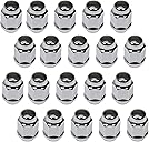 Dorman 711-265 Wheel Nut Chrome Acorn Bulge Seat 1/2-20 Compatible with Select Models, 20 Pack