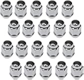 Dorman 711-265 Wheel Nut Chrome Acorn Bulge Seat 1/2-20 Compatible with Select Models, 20 Pack