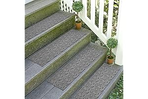 Bungalow Flooring Waterhog Stair Treads: Practical and Stylish Stair Protection