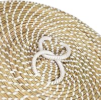 Vista 6 de Honey-Can-Do Juego de 3 cestas de serpientes de hierba marina, natural STO-08750 Natural