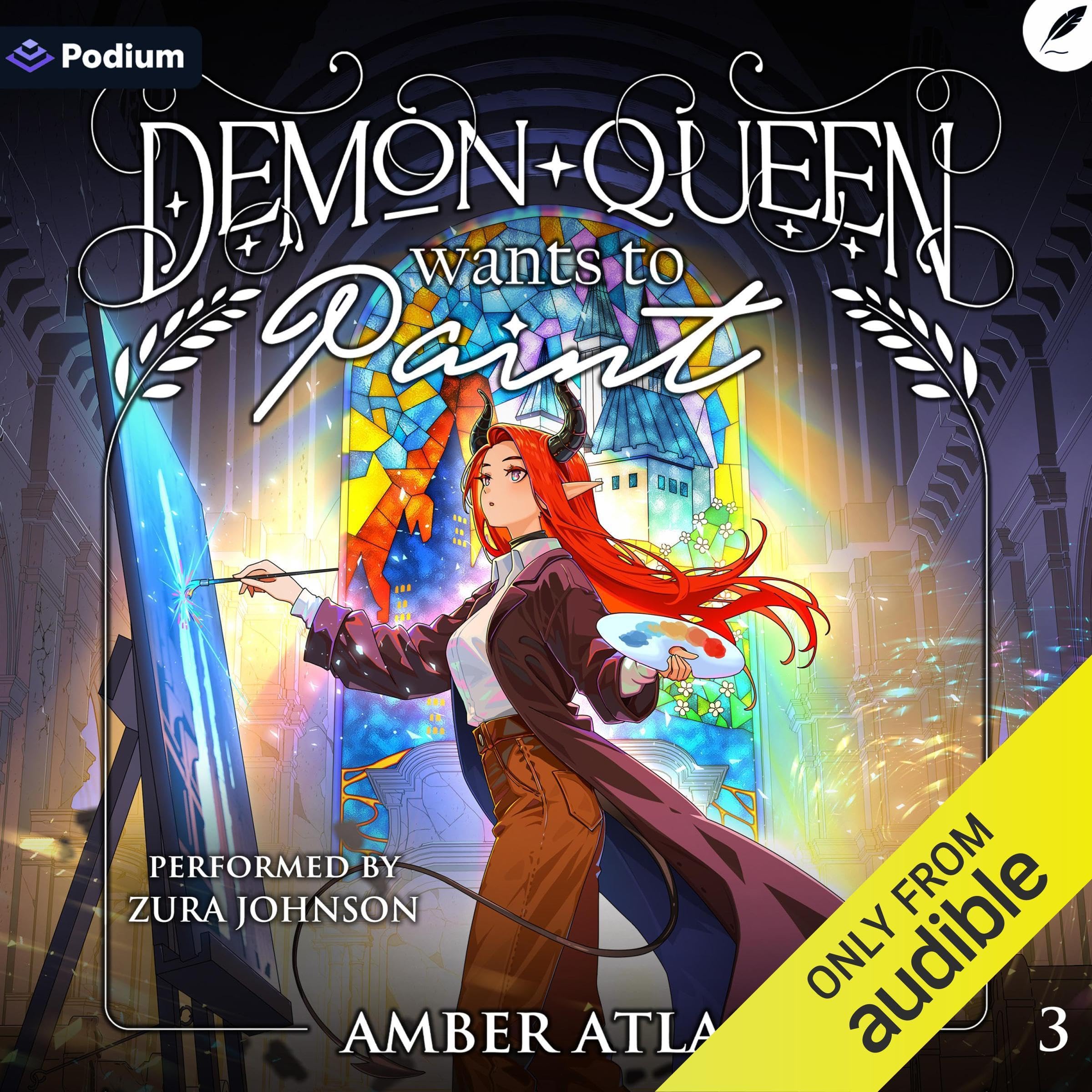 Cover art for Demon Queen Wants to Paint 3: A Cozy Isekai Fantasy