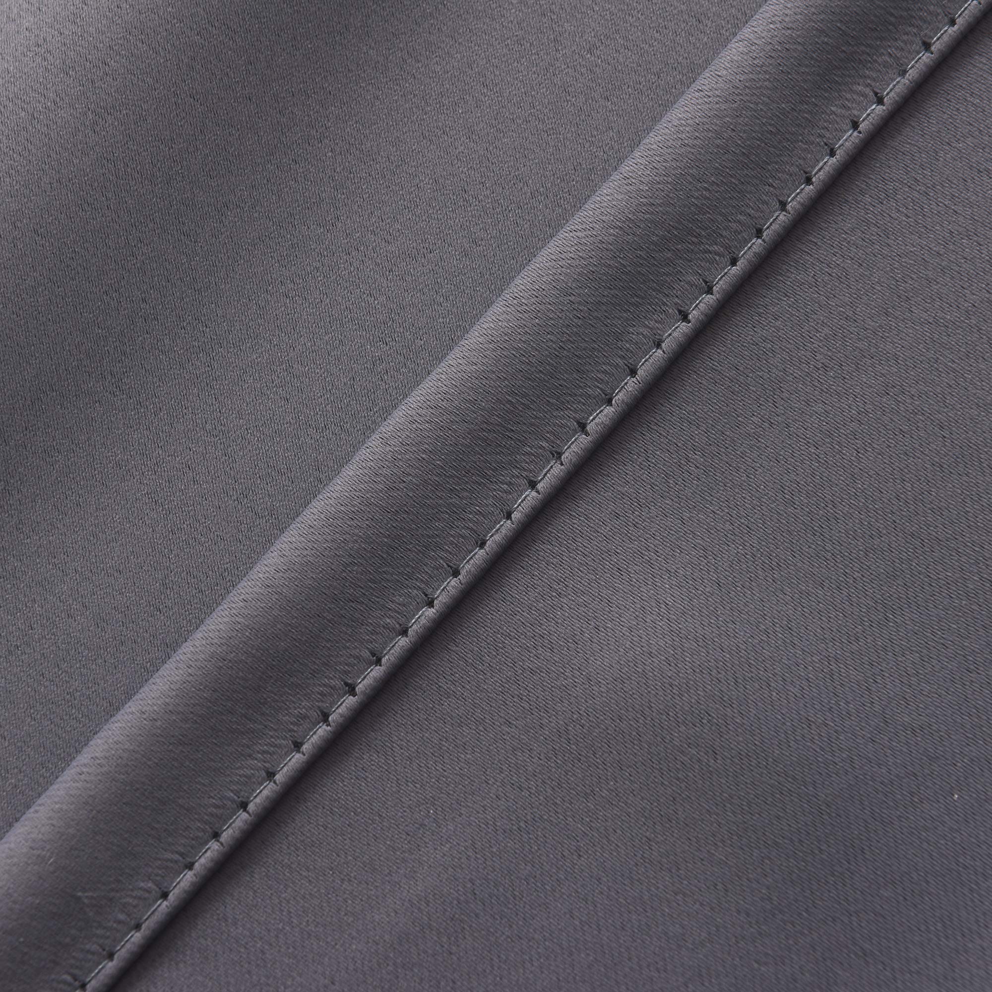ROOEE Insulated Heavy Thick Thermal Blackout Curtains Eyelet Ring Top Pair, Ideal for Living Room Bedroom - Image 3