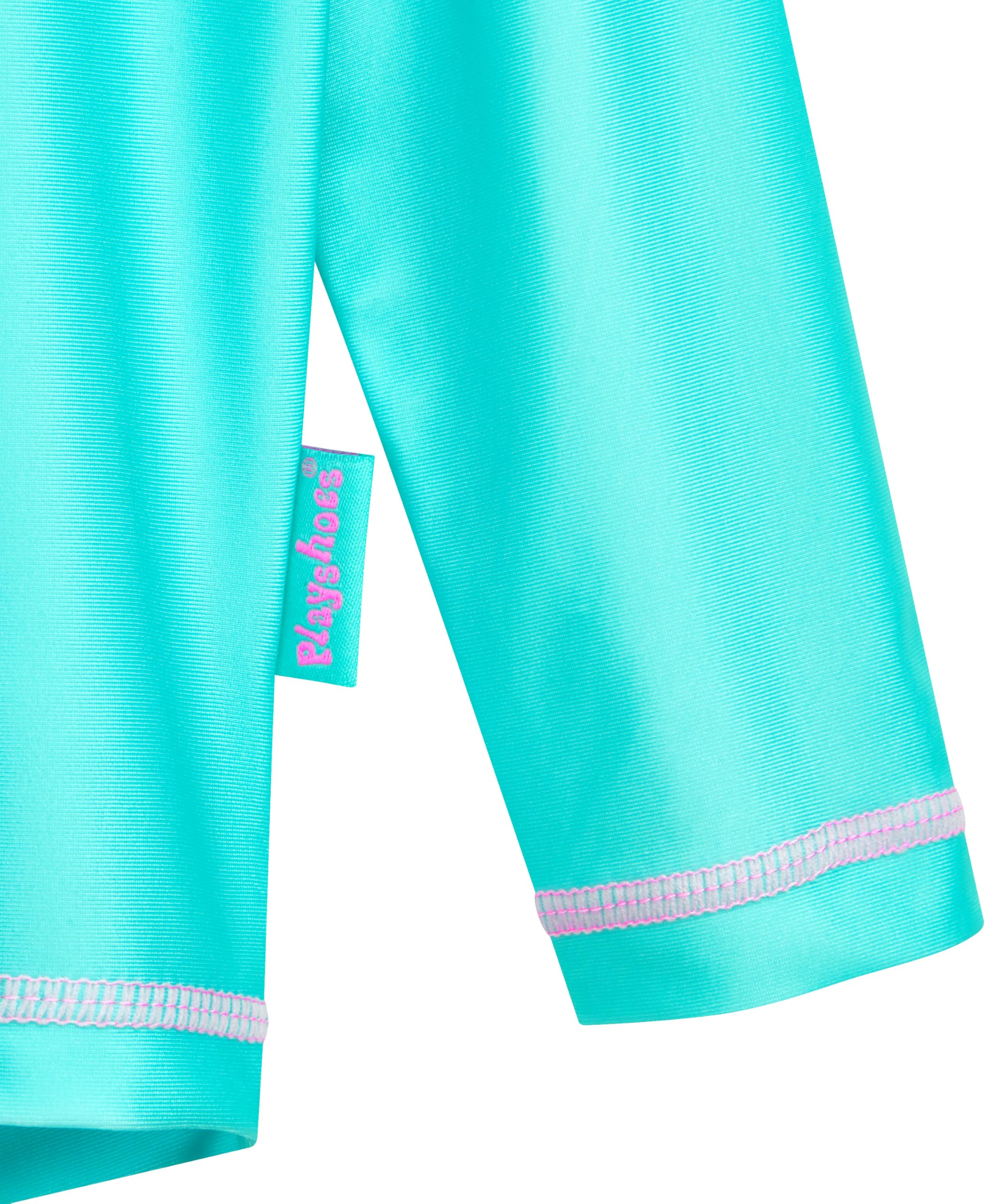 Playshoes Koszulka dziecięca unisex Rash Guard, długi turkusowy Batik, 98-104