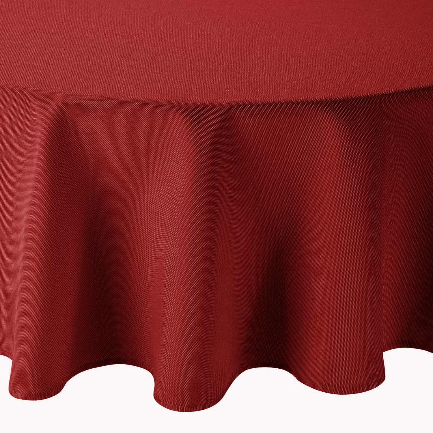 Gartentischdecke Lotus Effekt Oval 135x180 cm Rot - Farbe & Größe wählbar mit Fleckschutz - (LE_O135x180Rot)