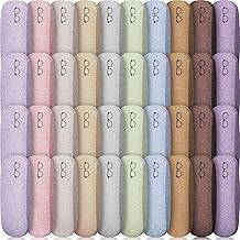 Kanayu 20/40 Pcs Hard Shell Glasses Case Bulk Linen Fabrics Protective Eyeglasses Case Eye Glasses Sunglasses Protector