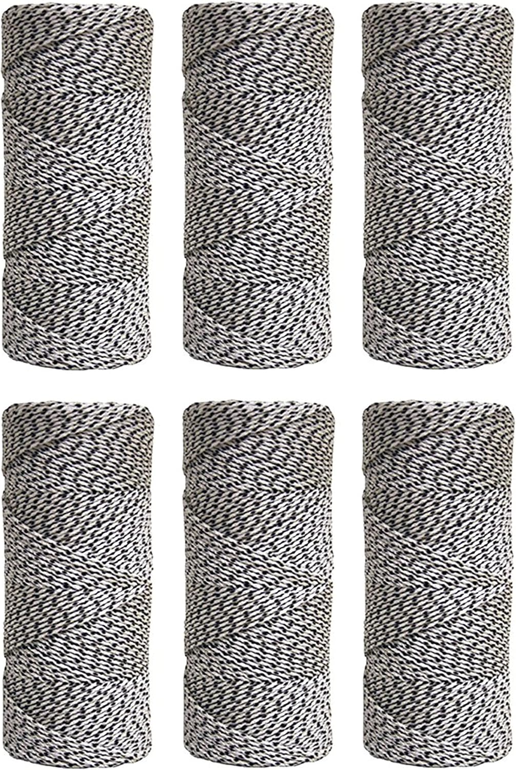 Kraft Tool Co. BC352 500 pies, línea Trenzada unida Blanca y Negra ...